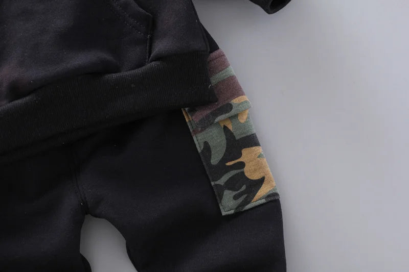 New Autumn Fashion Children Outfits Baby Girl Clothes Boys Casual Hooded T-Shirt Pants 2Pcs/Sets Toddler Costume Kids Tracksuits