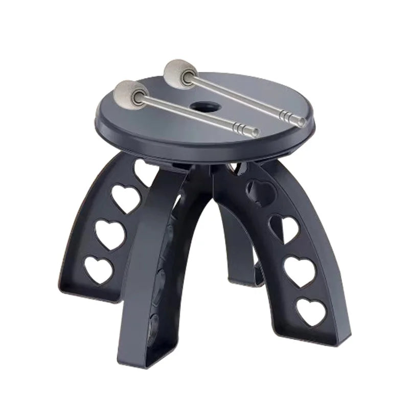 Kids Drum Set Toddler Jazz Drum Kit Toys with Stool Pedal Percussion Musical Instruments Drum Toy Early Education Gift for Boys