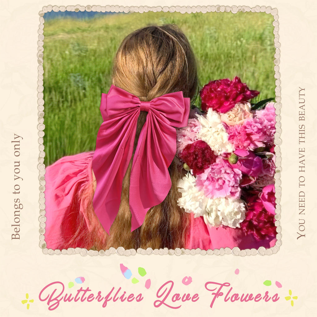 Multiple Elegant Large Bow Ribbon Clip for Women Fashion Simple Solid Satin Clip Ponytail Bow Hairpin Girls Hair Accessories