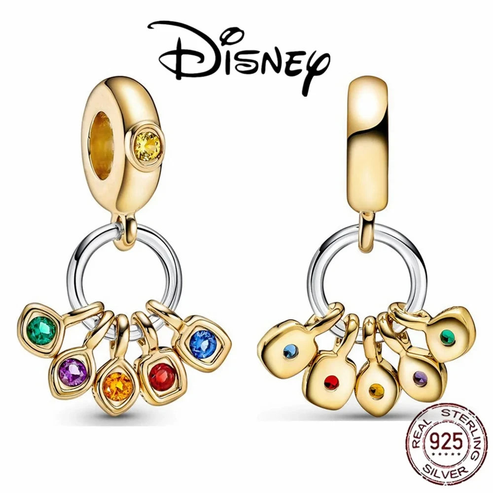 100% 925 sterling silver Marvel series Disney Charm Beads suitable for original DlY bracelets, women's jewelry gifts