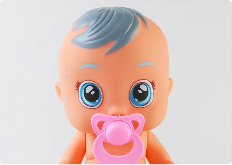 8inch 3D Weeping Babies Unicorn Baby Simulation Baby Crying Doll Creative Cute Doll For Girl Reborn Baby Vinyl Christmas Gift
