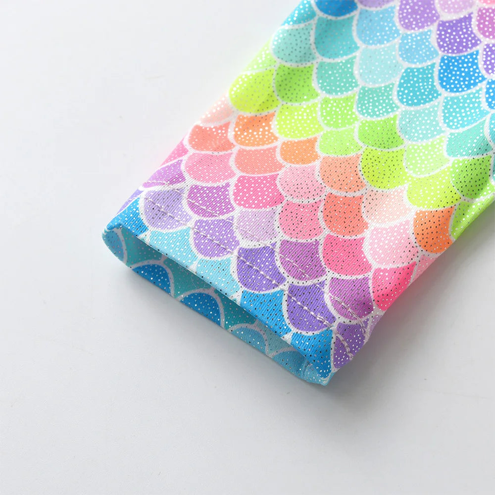 VIKITA Meerjungfrauen-Tutu-Kleid für Teenager und Mädchen, farbenfroh, gestuft aus Tüll und Netzstoff, Prinzessinnenkleid, Kostüm für Kinder von 3-12 Jahren