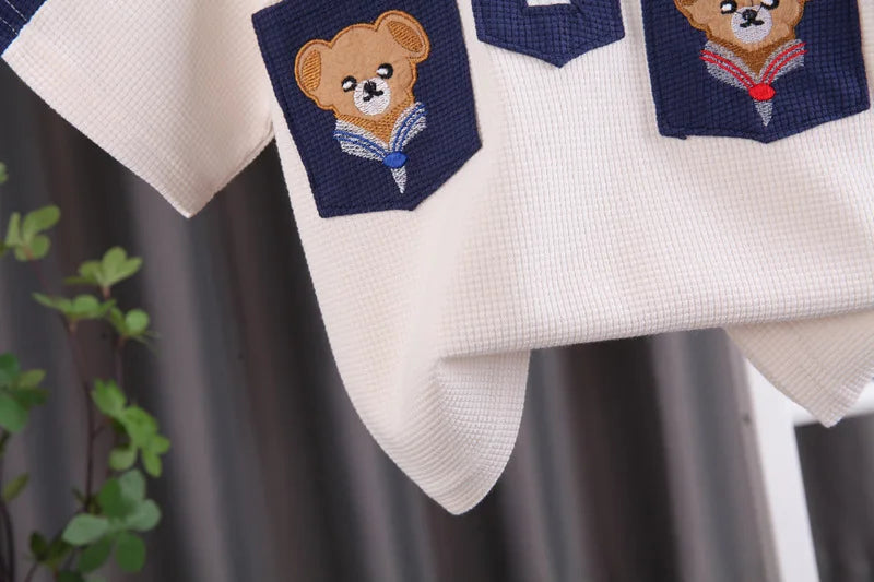 New Summer Baby Boys Clothes Suit Children Fashion T-Shirt Shorts 2Pcs/Set Kids Outfits Toddler Casual Costume Infant Tracksuits