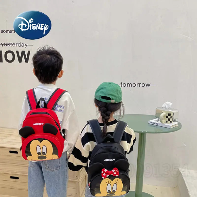 Disney Mickey and Minnie New Children's Backpack Cartoon Cute Boys and Girls Schoolbag Mini Fashion Trend Children's Backpack