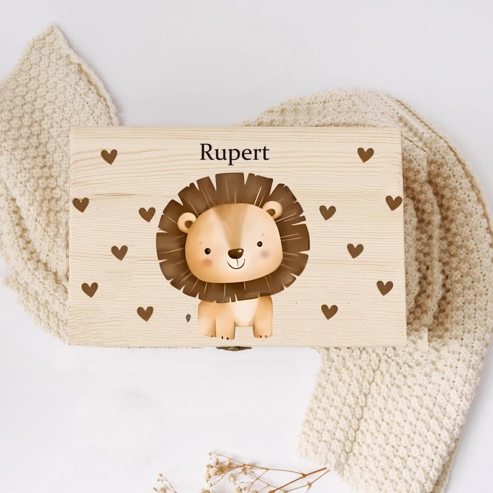 Personalized Baby Memory Box Baby 1st Birth Gift Wooden Storage Memory Boxes Newborn Baptism Gifts Custom Infant Keepsake