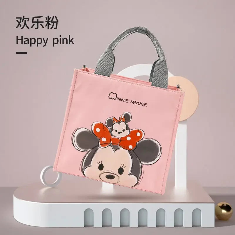 Disney New Diaper Bag Handbag Luxury Brand Fashion Baby Diaper Bag Large Capacity Cartoon Baby Stroller Bag Multifunctional