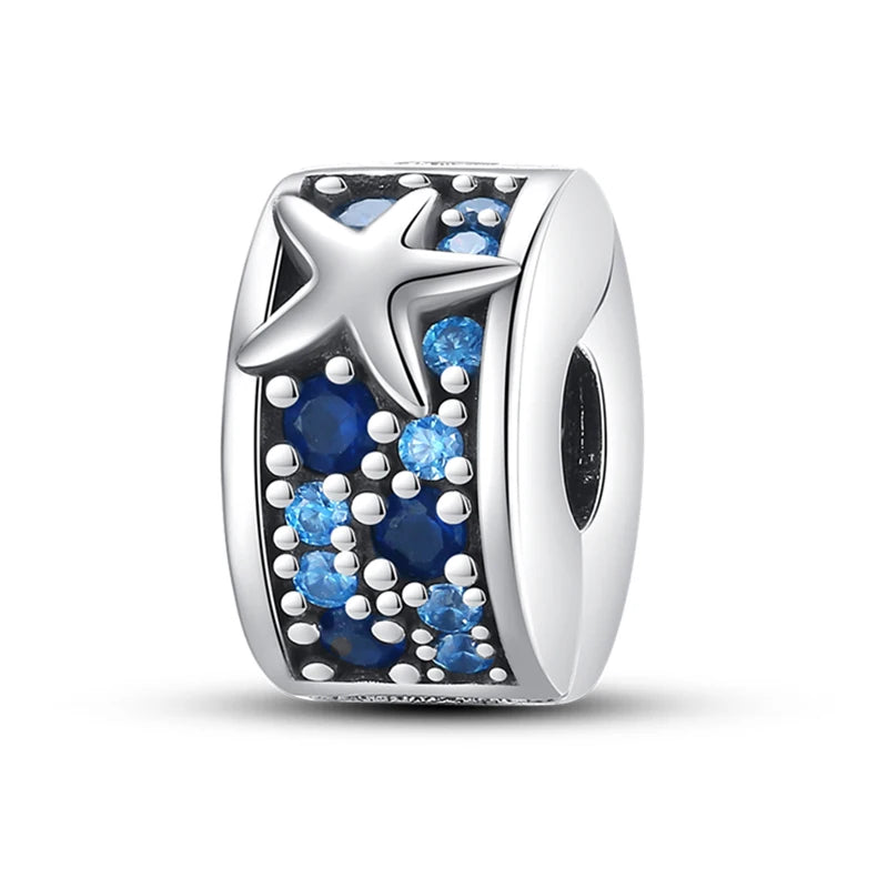 Hot Sale 925 Sterling Silver Ocean World Series Sea Turtle Starfish Little Crab Octopus Charms Bead Fit 925 Bracelet DIY Jewelry