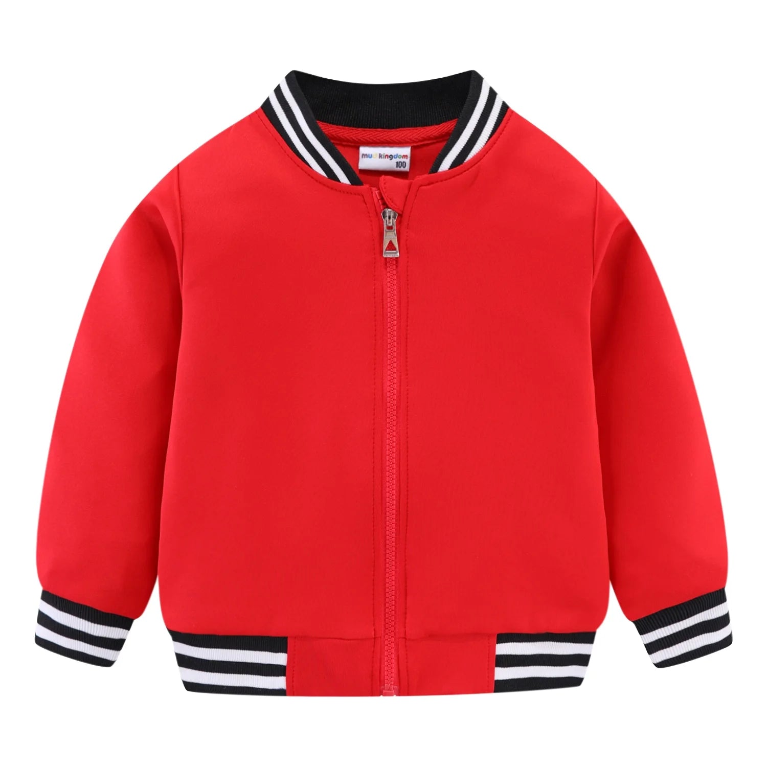 Mudkingdom Autumn Boys Girls Quick Dry Baseball Jacket Zip Up Coat Long Sleeve Casual Clothing for Children Lightweight Outwear