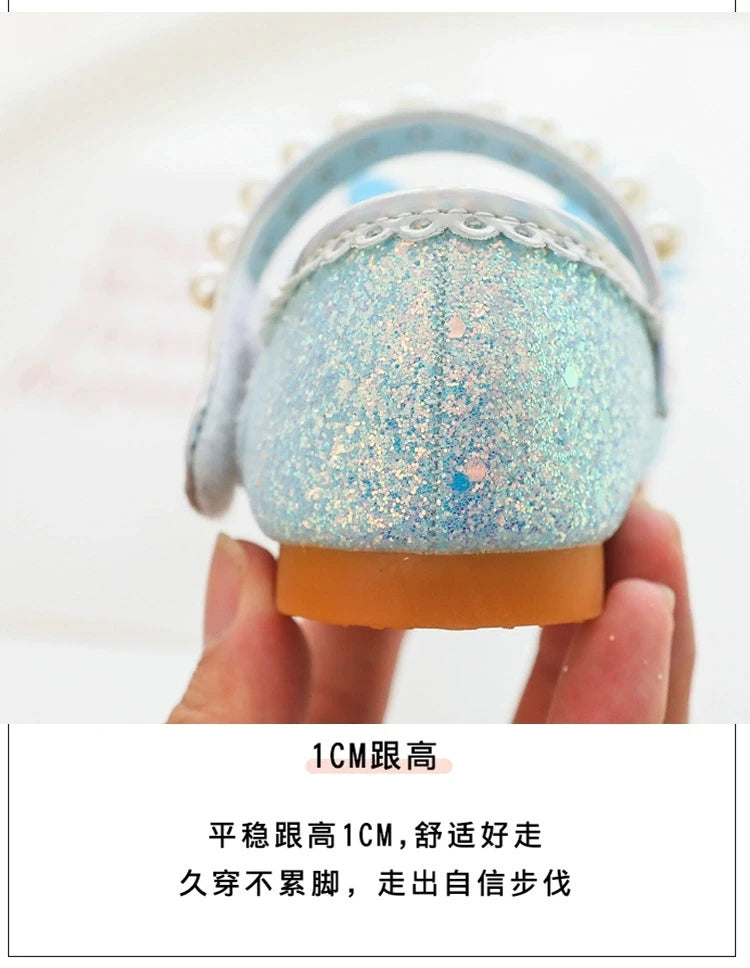 Baby Girl's Princess Shoes Leisure Candy Color Bowtie Kids Ballet Flats Toddler Light Rhinestone Pearl Autumn Children Flat Shoe