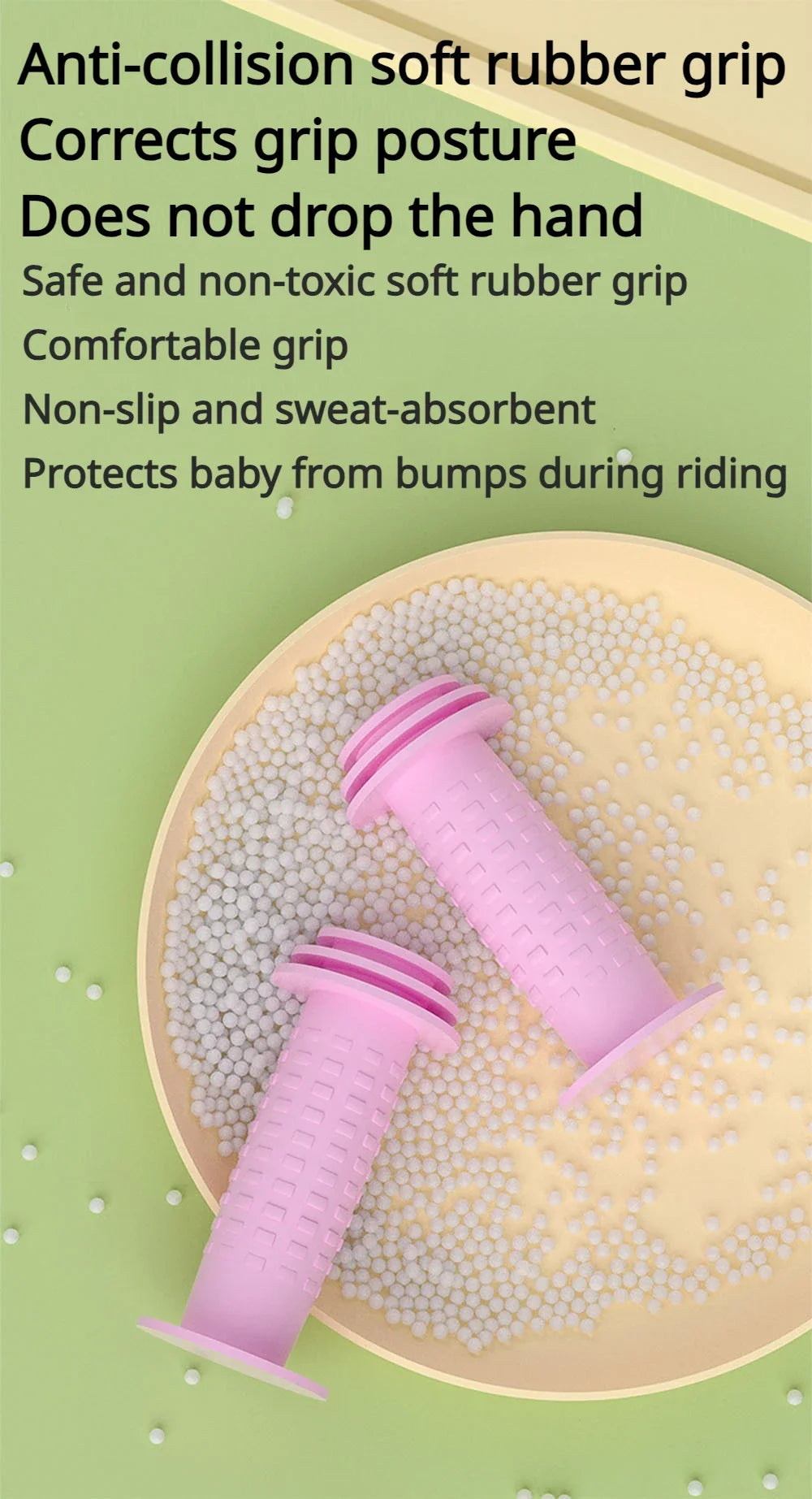 Folding Children's Bicycle Cute Cartoon Princess Girls Bike with Training Wheels Doll Seat & Basket Kids Boys Cycle Bikes (Pink)