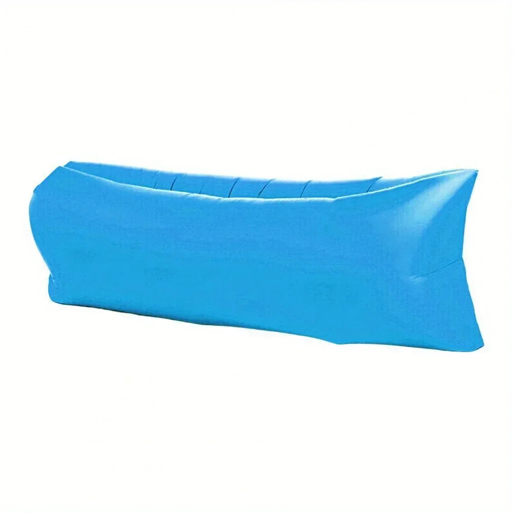 Inflatable Lounger Air Couch for Beach Chair Camping Chairs with Travel Bag & Pockets Portable Outdoor Camping Accessories