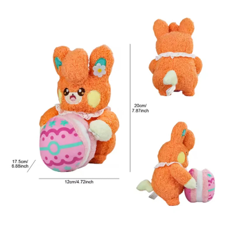 20cmOriginal Pokemon Plush Easter Series Pikachu Eevee Scorbunny Sylveon Pawmi Plush Doll Pillow Xmas Birthday Gift for Children