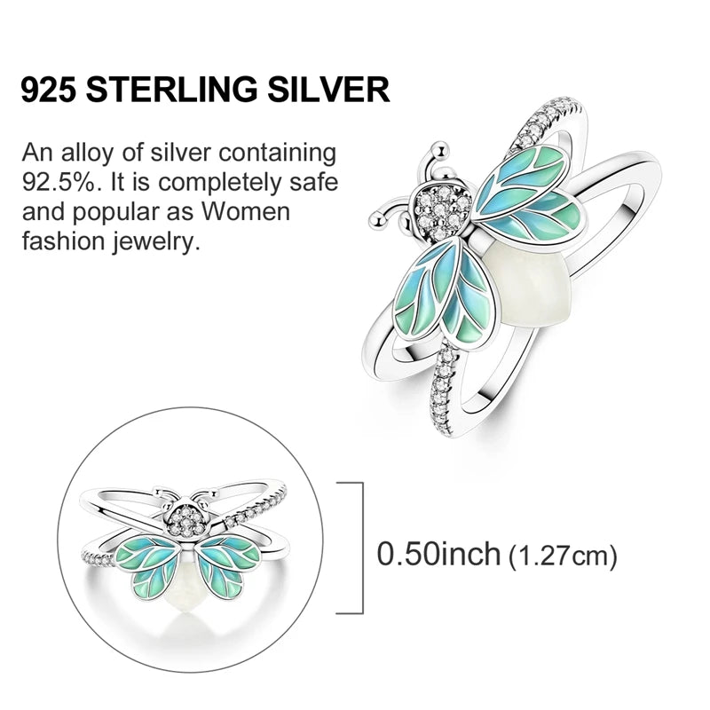 New Rings For Women 100% 925 Sterling Silver Star Moon Colorful Zircon Rings Fine Wedding Engagement Birthday Jewelry Gifts
