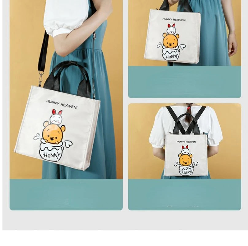 Disney New Diaper Bag Handbag Luxury Brand Fashion Baby Diaper Bag Large Capacity Cartoon Baby Stroller Bag Multifunctional