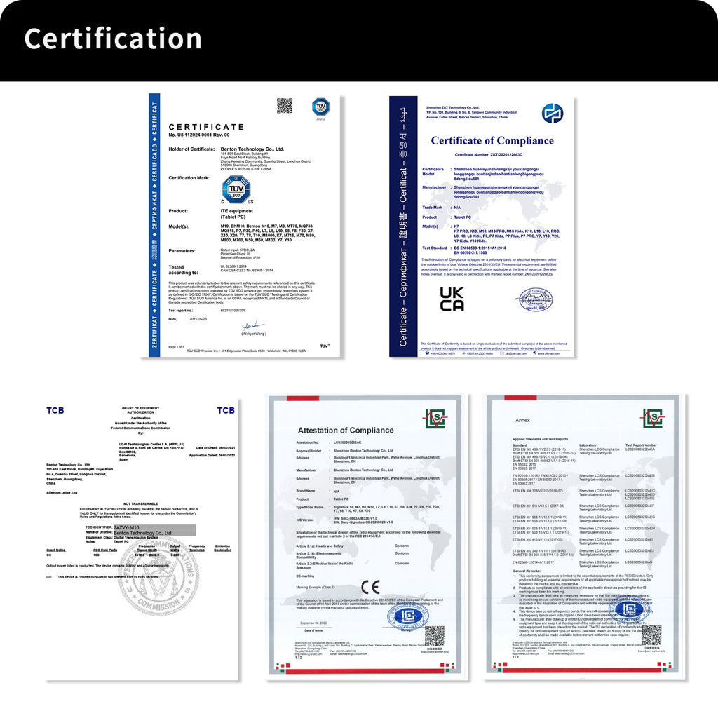 PRITOM 7 Inch Kids Tablet Quad Core Android 13 32GB WiFi Bluetooth Educational Software Installed