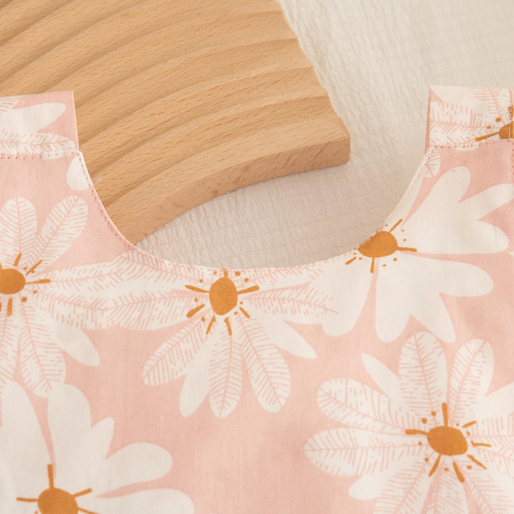 Summer New Sweet Flower Baby Girl Princess Dress, Sweet Bow Children'S Sleeveless Clothes For Babies Aged 9 Months To 3 Years