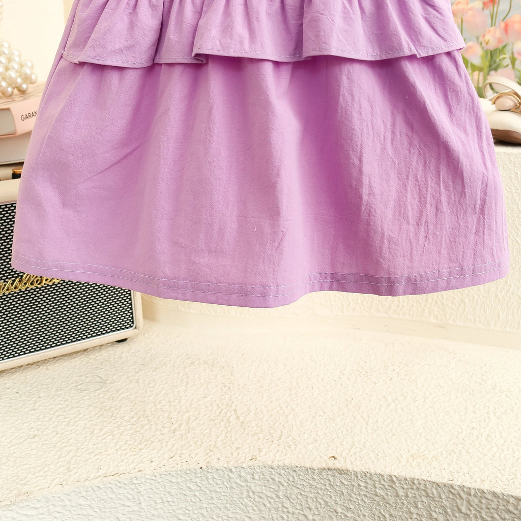 6-24 Months Summer New Baby Girl Dress, Sweet Floral Short Sleeved Children'S Clothing