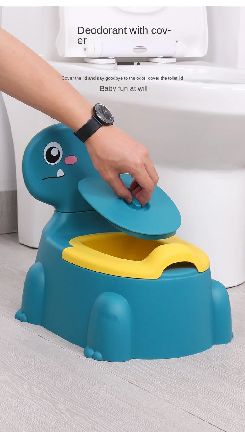 Kids Portable Potty Training Toilet, Cartoon Potty Training Seat, Toddler Potty Chair for Baby Boys and Girls, Non-Slip, PP