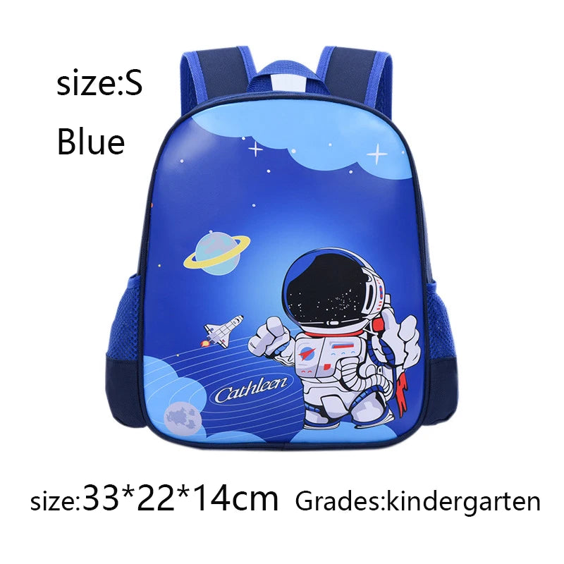 Children Backpack Cute Star Astronaut Kid School Bag Backpack Boy Student Teenagers Waterproof Baby Kindergarten Primary Bookbag