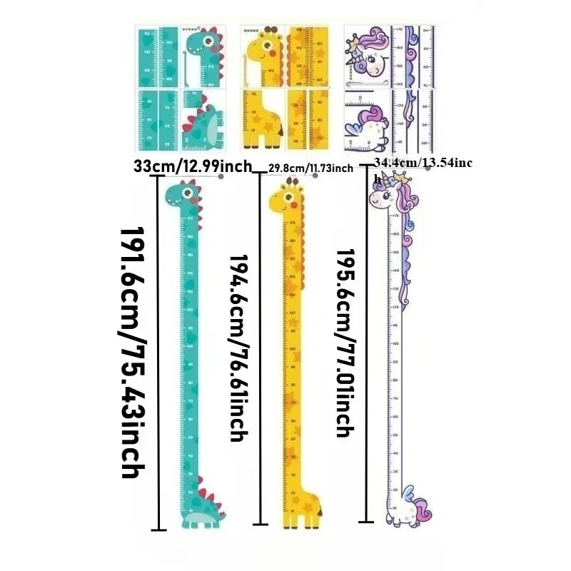Baby Height Growth Chart Height Chart for Kids Child Toddler Boys Girl for Wall Room Nursery Decor Measuring Wall Ruler Bathroom