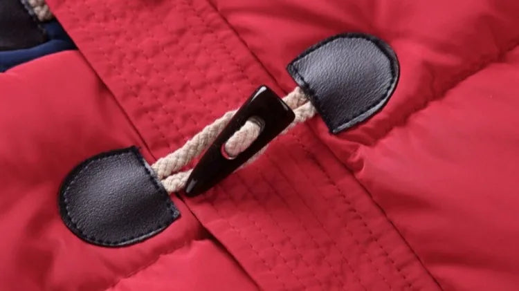 Kids' Autumn Winter Thickened Cotton Hooded Vest with Detachable Hood Soft Lambswool Lined Stand Collar Outerwear for Boys