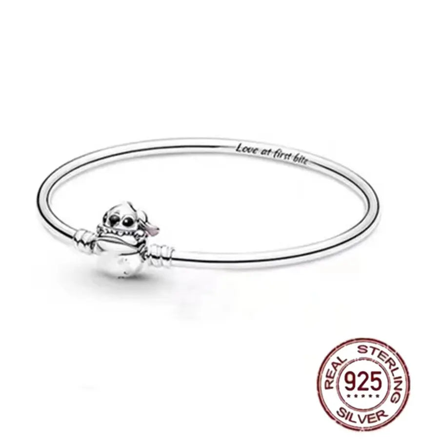 Hot selling S925 sterling silver crown snake bone bracelet, suitable for original DlY bracelet, women's fashion jewelry
