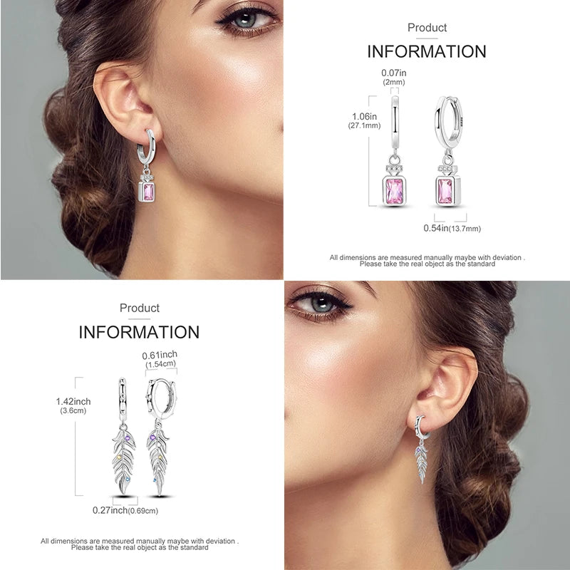 925 Sterling Silver Career Eardrop Musical Note Earrings Painter Microphone Earrings Fit For Women Workplace Birthday Gift