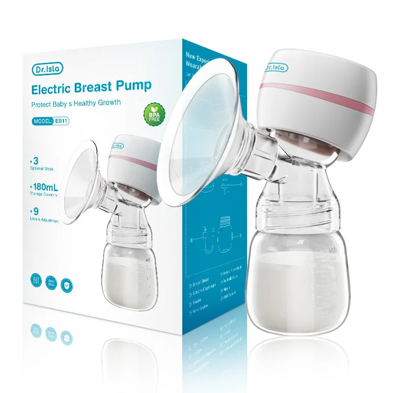 Electric Breast Pump Wearable Electric Breast Pump Milk Extractor Collector Portable Hands Free Silent Comfort Breast BPA-free