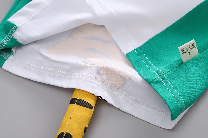 New Summer Baby Girls Clothes Suit Children Boys Fashion T-Shirt Shorts 2Pcs/Sets Toddler Costume Kids Outfits Infant Tracksuits