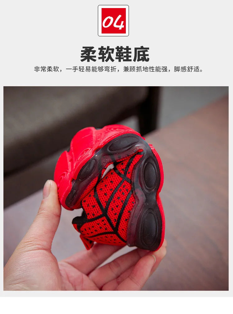 Kids LED Lighting Shoes Boy Lighting Shoes Girls Running Shoes Baby Single Sneakers Mesh Size 21-36