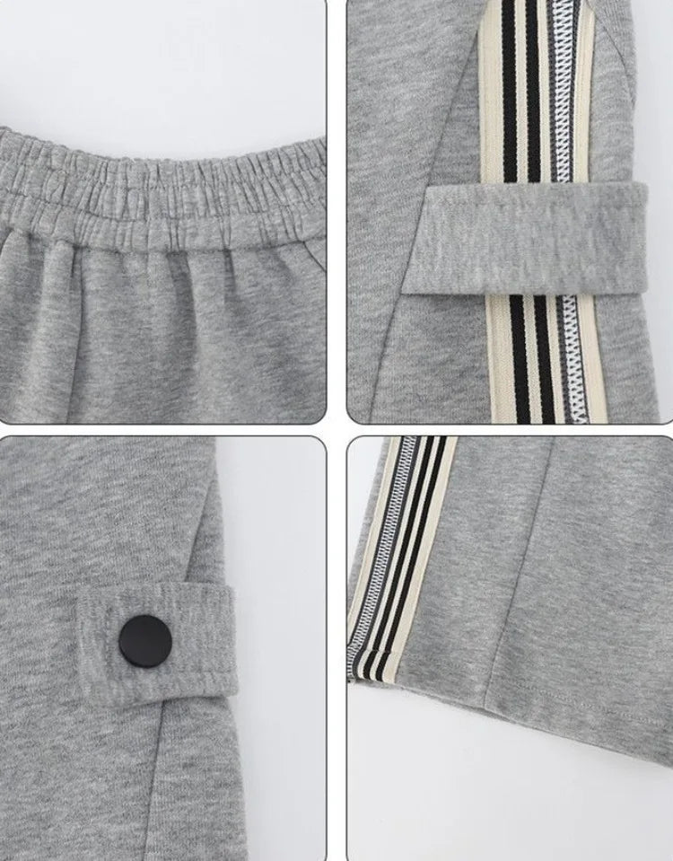 Boys Autumn 2025 Trendy Loose Sweatpants Casual Comfortable Outdoor Sports Pants for Tween Boys Size 8-12