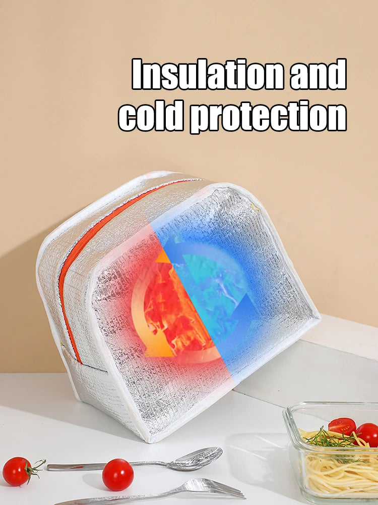 3D Three-Dimensional Bento Bag Cute Cartoon Bento Bag Lunch Bag Handbag Storage Insulation Bag Canvas Lunch Box Bag Ice Pack