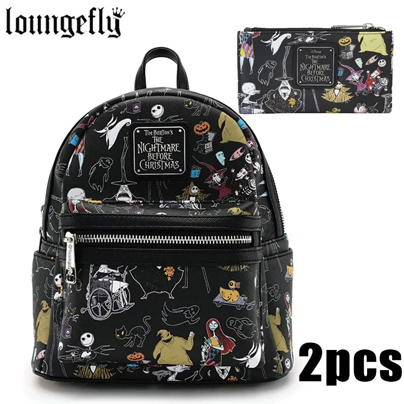 Loungefly Disney Nightmare Before Christmas Character Print Bi-Fold Wallet