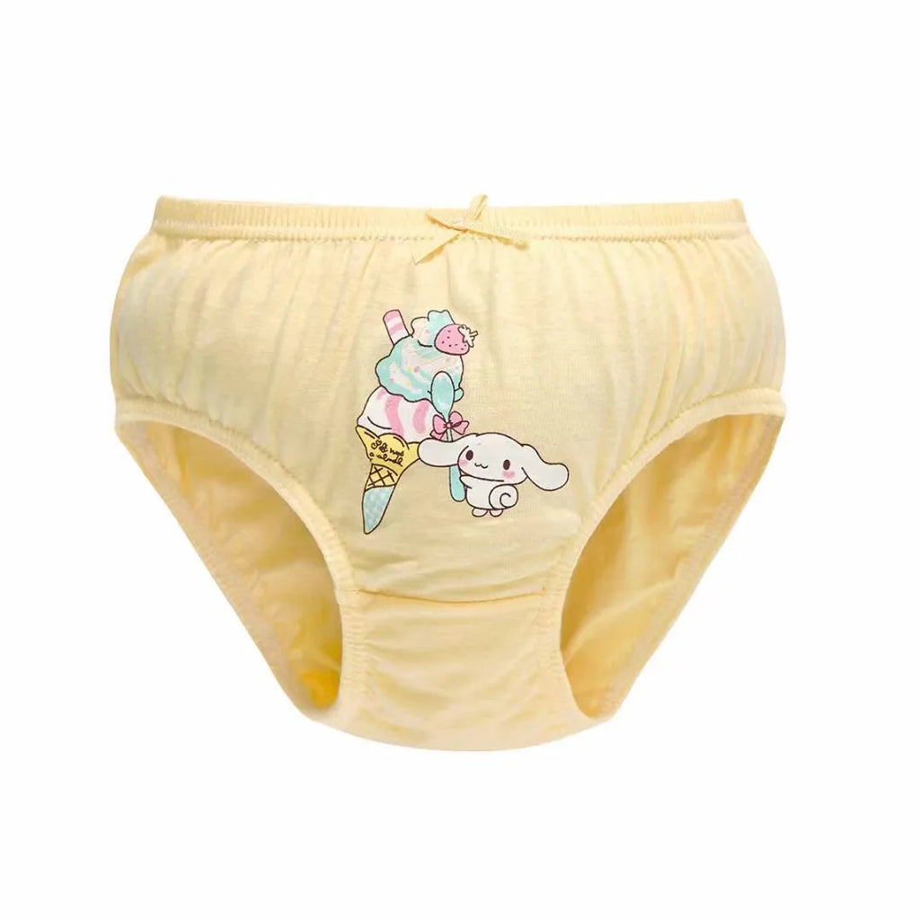 5Pieces/Box Kids Girls Panties Lovely Cinnamoroll Children Triangle Underwear Soft Cotton Boxed Briefs For Girls 2-14 Years old