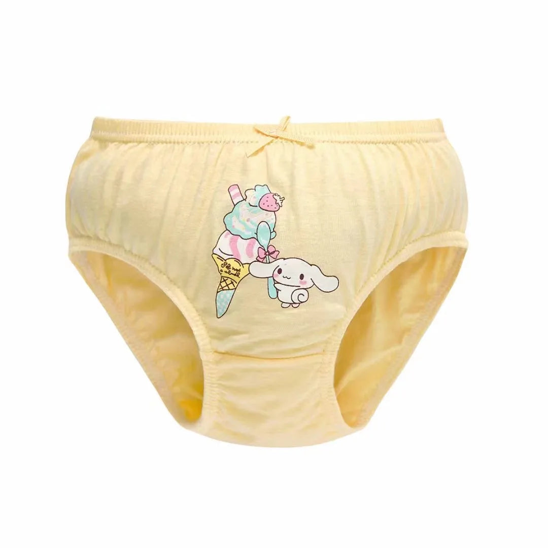 5Pieces/Box Kids Girls Panties Lovely Cinnamoroll Children Triangle Underwear Soft Cotton Boxed Briefs For Girls 2-14 Years old