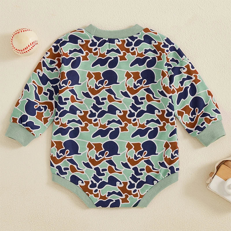 Toddler Boys Winter Overalls Baby Long Sleeve Hooded Jumpsuit Infant Casual Striped Romper with Pockets