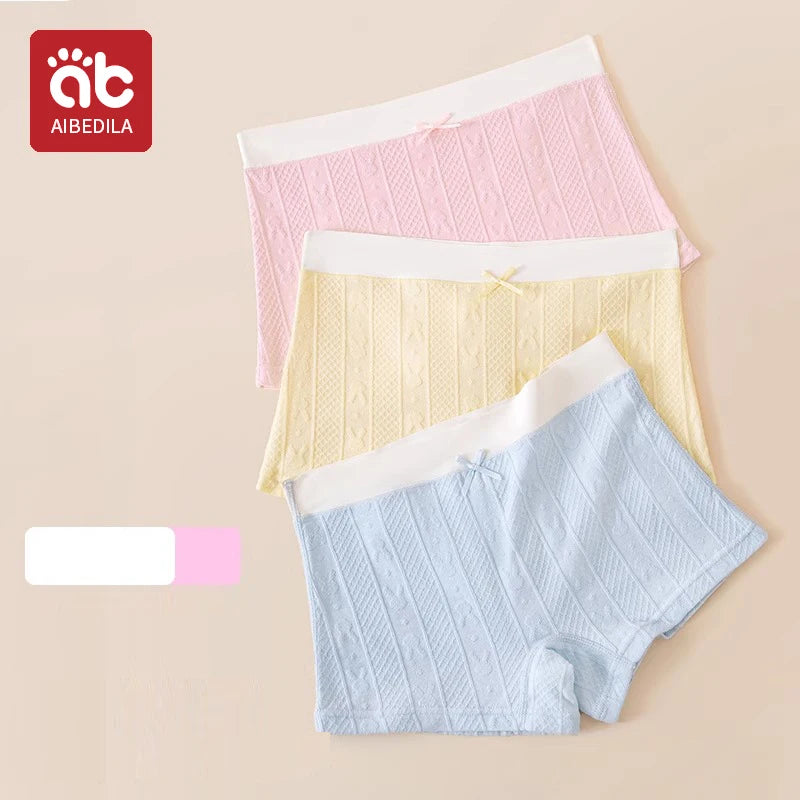 AIBEDILA Baby Girls Panties Cotton Soft Cartoon Child Underwear for Girls Kids jacquard Breathable Teen Children's Briefs