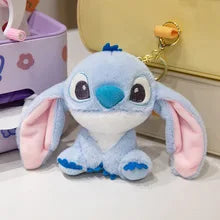 Disney Purple Embracing Flower Stitch Doll Cartoon Cute Stitch Plush Toy Room Decoration Kawaii Cartoon Pillow Kid Birthday Gift