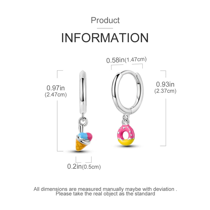 925 Sterling Silver Career Eardrop Musical Note Earrings Painter Microphone Earrings Fit For Women Workplace Birthday Gift