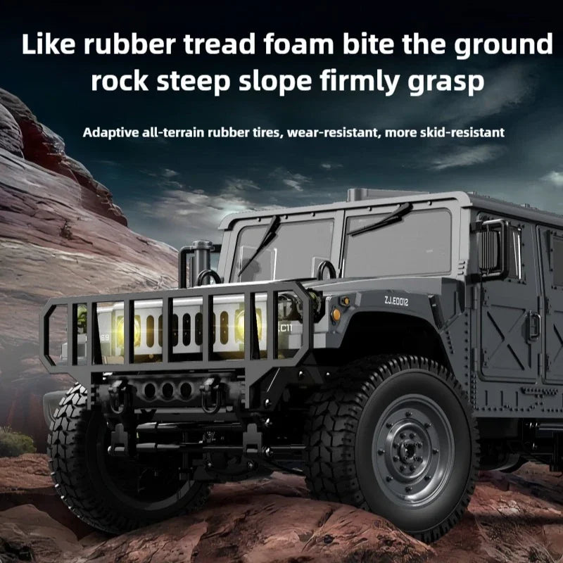 JJRC C8835 1:16 4x4 Remote Control Car - All-Terrain Off-Road Climber with LED Lights for Off-Road Adventure Toy Gift for Kids