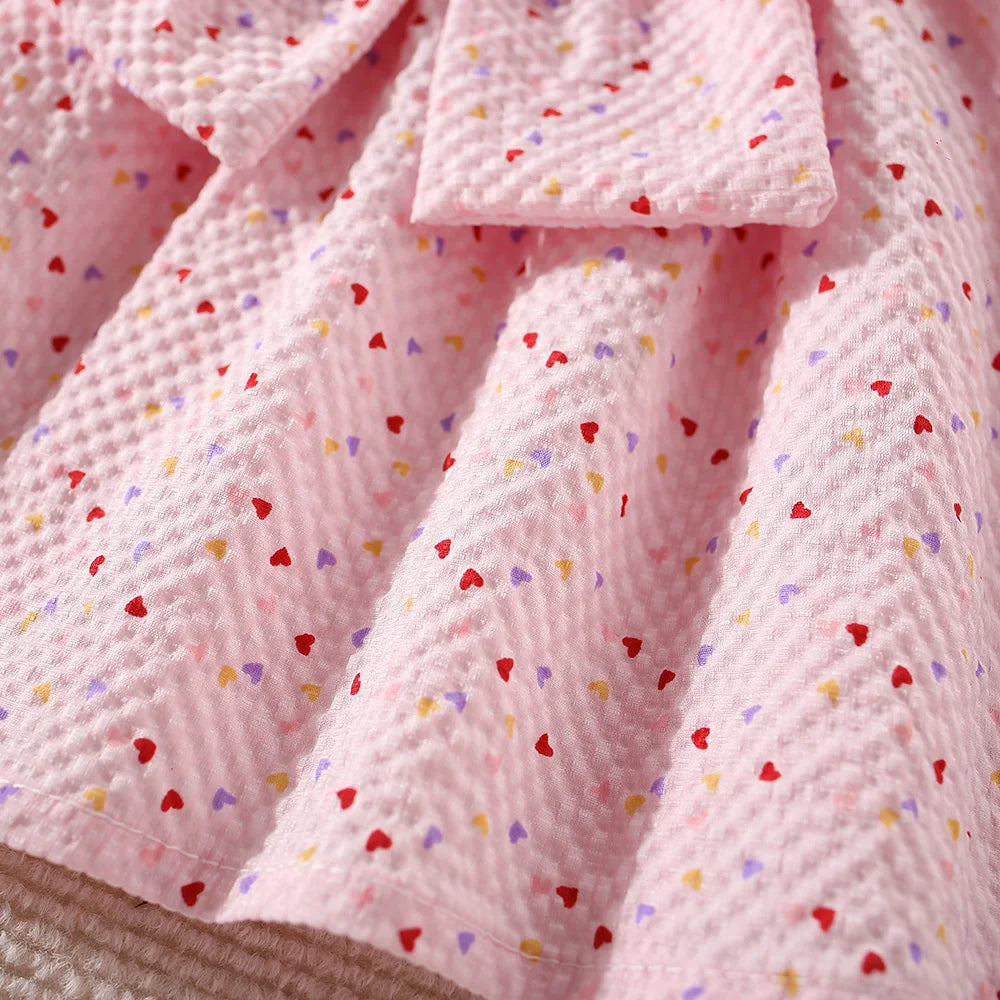 (0-3 Year Old Baby Girl Two-Piece Set) Summer New Casual Vacation Style Sweet And Caring Children'S Sleeveless Clothes