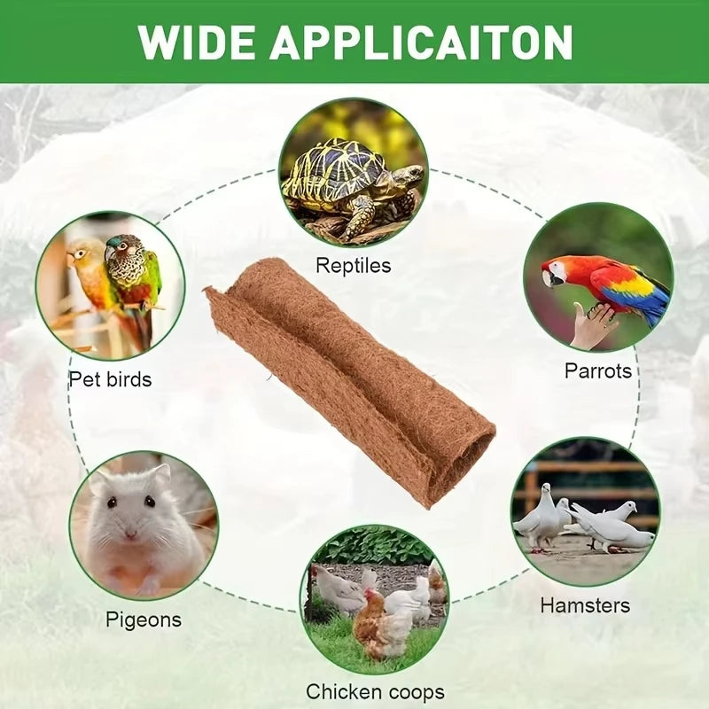 Eco-Friendly Coconut Fiber Chicken Nesting Pads-Reusable Hens Bedding Mats for Egg Laying,Durable Poultry Coop Nesting Pads