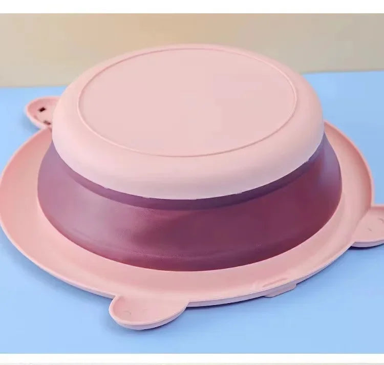 Collapsible Wash Basin for Kids Baby Wash Basin Dish Tub Portable Baby Bottle Wash Basin for Toddlers for Travel Home Outdoor