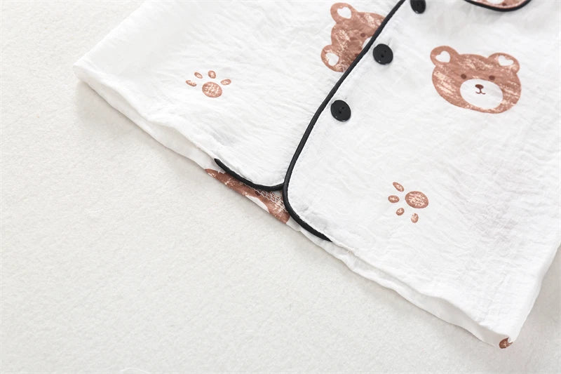 New Spring Autumn Baby Clothes Kids Pajamas Children Boys Sleepwear Tops And Pants Infant Girls Clothing Toddler Casual Costume