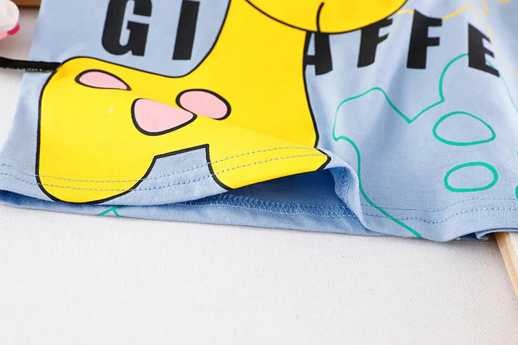 New Summer Baby Girls Clothes Suit Children Boys Fashion Cartoon T-Shirt Shorts 2Pcs/Sets Toddler Casual Costume Kids Tracksuits