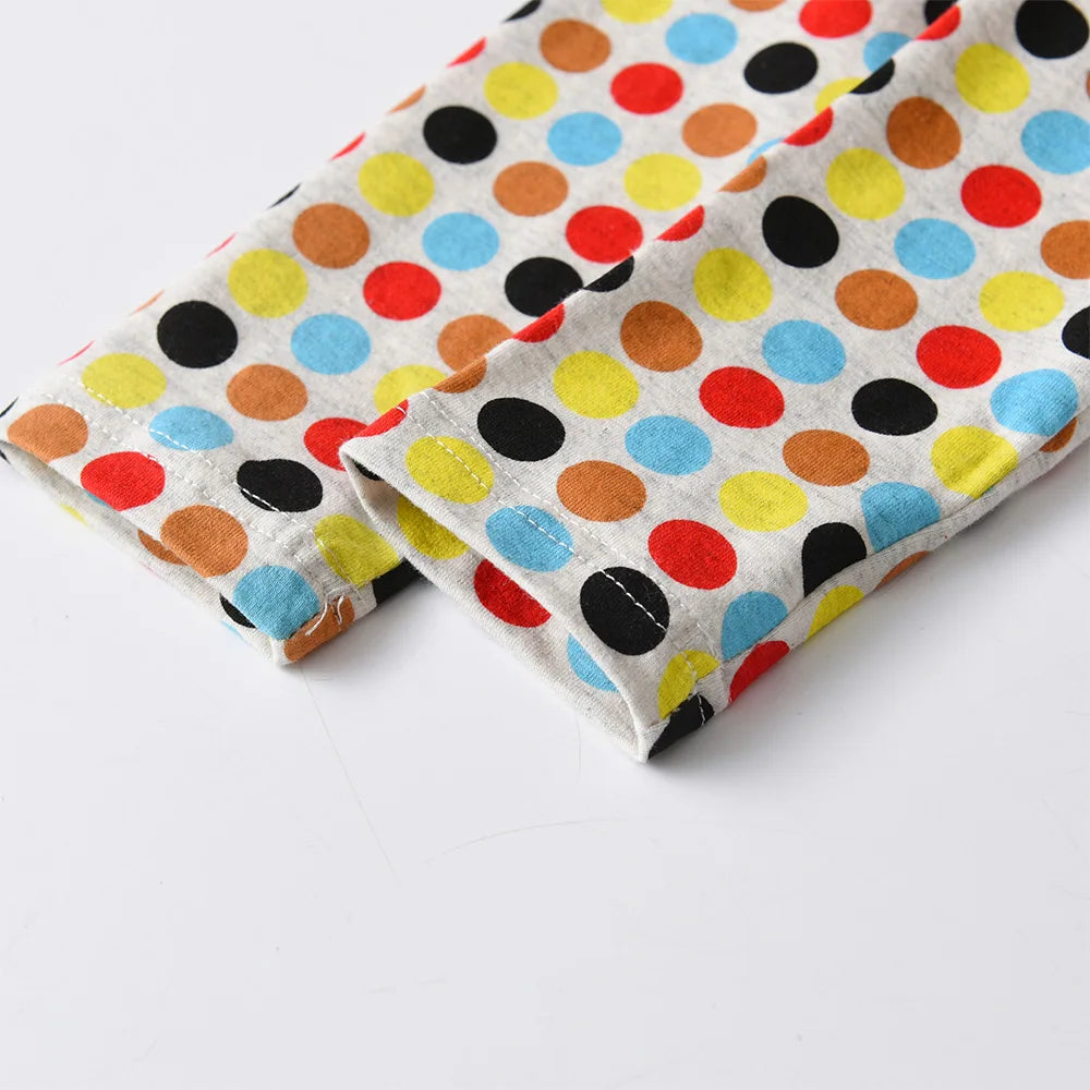 VIKITA Kids Cotton Dress Toddlers Long Sleeve Autumn Spring Doll Floral Print Dresses Girls Casual School Daily Cute Dress 3-8Y