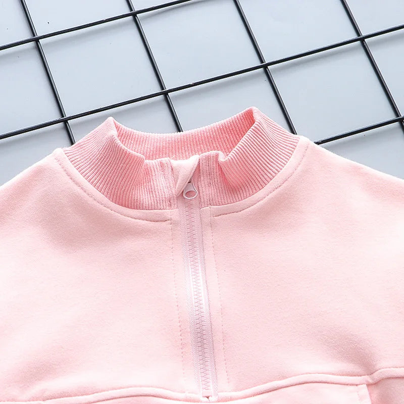 New Spring Autumn Baby Girl Clothes Children Casual T-Shirt Pants 2Pcs/Set Toddler Sports Costume Infant Outfits Kids Tracksuits