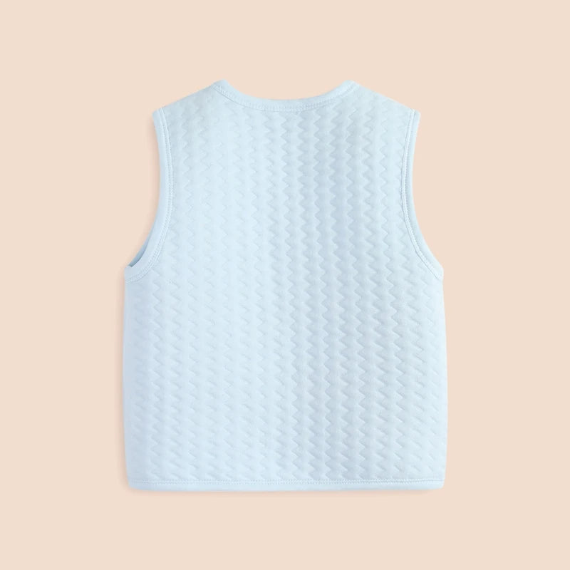 Cotton Newborn Baby Waistcoat Autumn and Winter Girl Vest Jacket Warm Soft Children Vest Cartoon Kids Clothes 0-24 Months