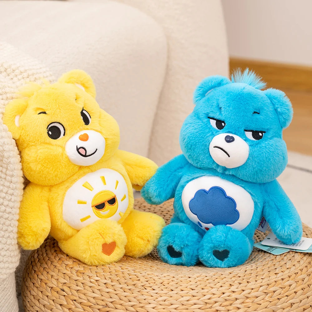 33cm Care Bears Cute Rainbow Bear Plush Toys Lovely Cartoon Bear Soft Stuffed Dolls Homdecor Sleeping Plush Pillows