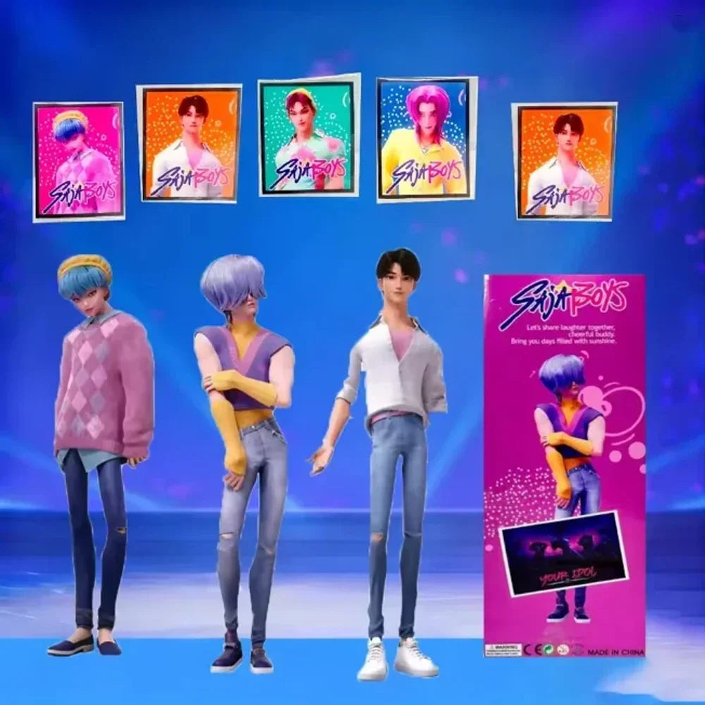 Demon Hunters 11 Joint movable SajaBoys K-POP Boy Band Doll Demon Saga Action Figure Toy Anime Character DIY Toy